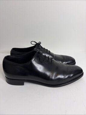 Alfred Sargent Dress Shoes Mens UK 12 US 13 Black Leather Oxford BrogueWedding